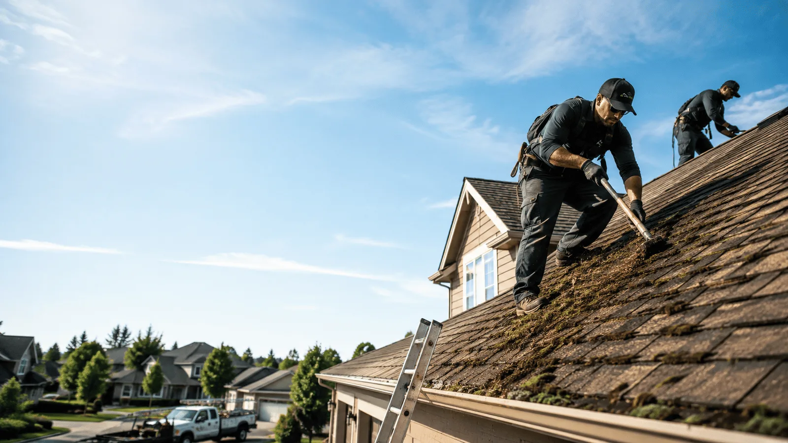 Roof Moss Removal in Munroe Falls, OH near me